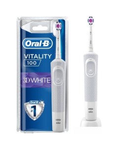 Электрическая зубная щетка Vitality 100 3D White D100 413 1 белый Oral-b