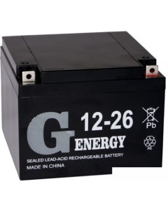 Аккумулятор для ИБП 12 26 12В 26 А ч G-energy