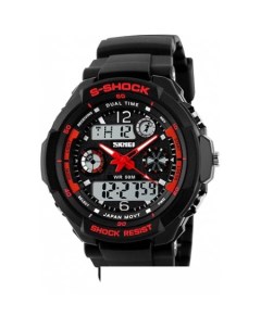 Наручные часы S Shock 0931 черный красный Skmei