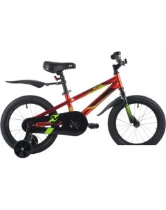 Детский велосипед Juster 16 2023 165JUSTER RD23 красный Novatrack