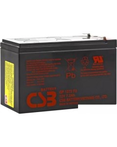 Аккумулятор для ИБП GP1272 F2 12В 7 2 А ч Csb battery