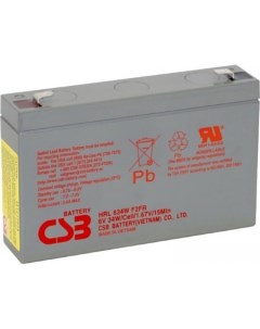 Аккумулятор для ИБП HRL634W F2FR 6В 9 А ч Csb battery