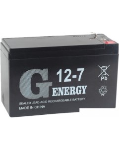 Аккумулятор для ИБП 12 7 F1 12В 7 А ч G-energy