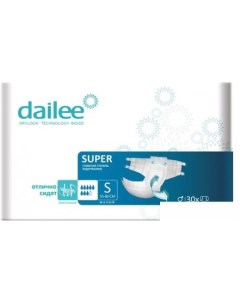 Подгузники для взрослых Super Small S 30 шт Dailee