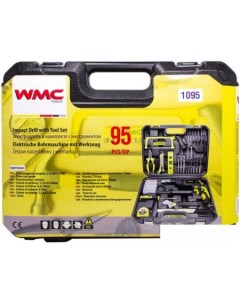 Безударная дрель 1095 набор оснастки Wmc tools