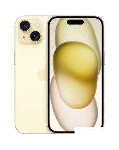 Смартфон iPhone 15 Dual SIM 128GB желтый Apple