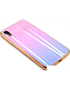 Чехол для телефона Aurora для iPhone XS Max розовый фиолетовый Case
