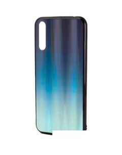 Чехол для телефона Aurora для Huawei Y6p черный синий Case