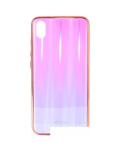Чехол для телефона Aurora для Redmi 7A розовый фиолетовый Case