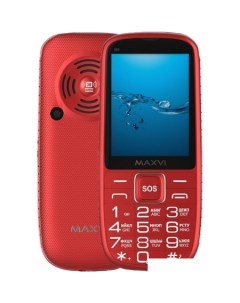 Мобильный телефон B9 красный Maxvi