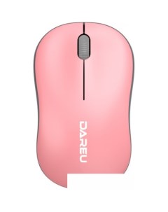 Мышь LM106G розовый серый Dareu