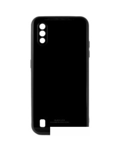 Чехол для телефона Glassy для Galaxy M01 черный Case