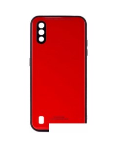 Чехол для телефона Glassy для Galaxy M01 красный Case