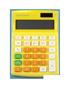 Бухгалтерский калькулятор DV 2707 12Y желтый Darvish