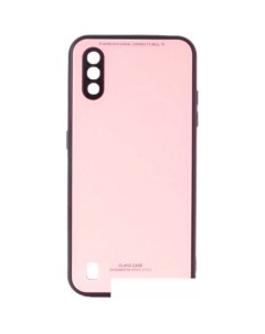 Чехол для телефона Glassy для Galaxy M01 розовый Case