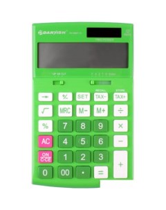 Бухгалтерский калькулятор DV 2666T 12N зеленый Darvish
