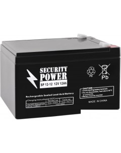 Аккумулятор для ИБП SP 12 12 F1 12В 12 А ч Security power