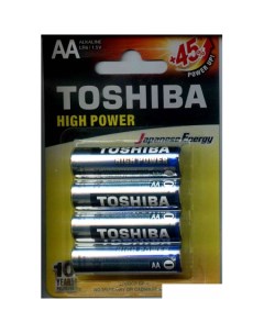 Батарейки Alkaline LR6 4BP Toshiba