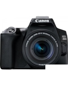 Зеркальный фотоаппарат EOS 250D Kit 18 55 IS STM черный Canon