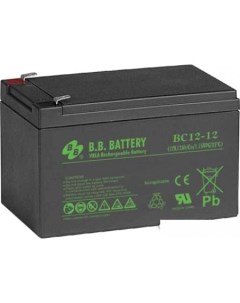 Аккумулятор для ИБП BC12 12 12В 12 А ч B.b. battery