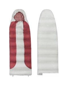Спальный мешок Quilt 400RN правая молний серый красный Atemi