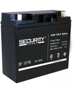 Аккумулятор для ИБП SF 1218 12В 18 А ч Security force