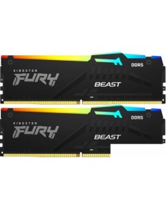 Оперативная память FURY Beast RGB 2x8ГБ DDR5 6000 МГц KF560C36BBEAK2 16 Kingston