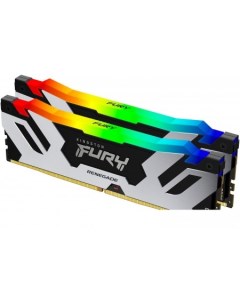 Оперативная память FURY Renegade RGB 2x32ГБ DDR5 6400МГц KF564C32RSAK2 64 Kingston