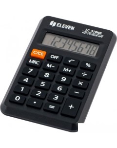 Калькулятор LC 310NR черный Eleven