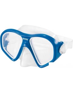 Маска для плавания Reef Rider Masks 55977 синий Intex