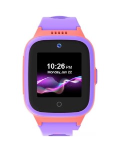 Детские умные часы Q27 4G розовый фиолетовый Leefine