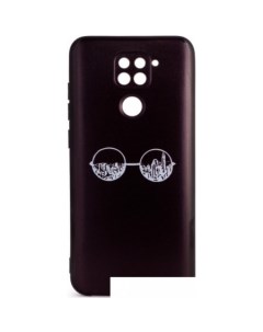 Чехол для телефона Print для Xiaomi Redmi Note 9 очки Case