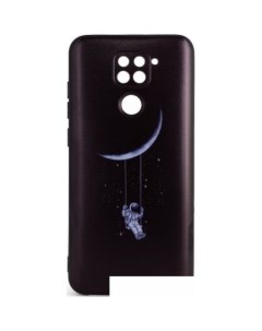 Чехол для телефона Print для Xiaomi Redmi Note 9 астронавт на луне Case