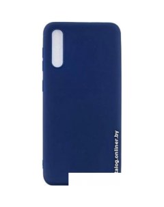 Чехол для телефона Matte для Samsung Galaxy A20s синий Case