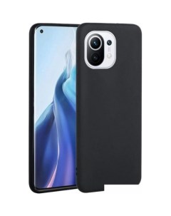 Чехол для телефона Matte для Xiaomi Mi 11 черный Case