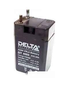 Аккумулятор для ИБП DT 4003 4В 0 3 А ч Delta