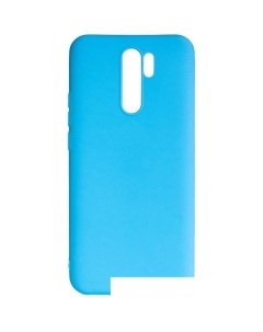 Чехол для телефона Matte для Xiaomi Redmi 9 голубой Case