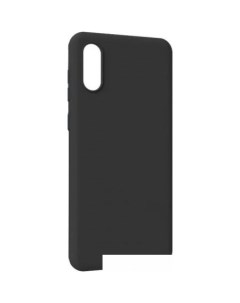 Чехол для телефона Matte для Samsung Galaxy A02 черный Case