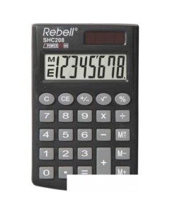 Калькулятор RE SHC208 BX черный Rebell