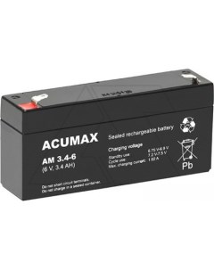 Аккумулятор для ИБП AM3 4 6 Acumax