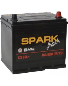 Автомобильный аккумулятор Asia 480 600A EN JIS L SPAA65 3 L 65 А ч Spark