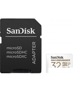 Карта памяти microSDHC SDSQQVR 032G GN6IA 32GB с адаптером Sandisk