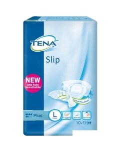 Подгузники для взрослых Slip Plus L 10 шт Tena