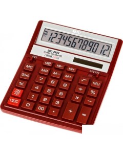 Бухгалтерский калькулятор SDC 888X RD красный Eleven