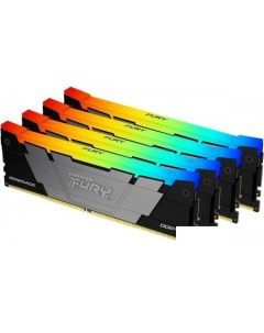 Оперативная память FURY Renegade RGB 4x8ГБ DDR4 3200 МГц KF432C16RB2AK4 32 Kingston