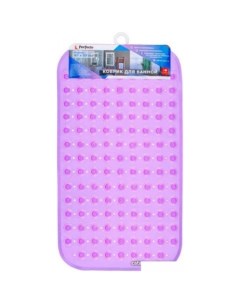 Коврик для ванной прямоугольный с пузырьками 66х37 см 22 267375 фиолетовый Perfecto linea