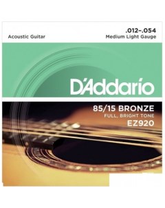 Струны для гитары EZ920 D'addario