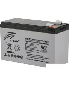 Аккумулятор для ИБП HR12 32W Ritar