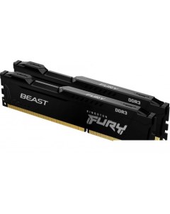 Оперативная память FURY Beast 2x4GB DDR3 PC3 14900 KF318C10BBK2 8 Kingston