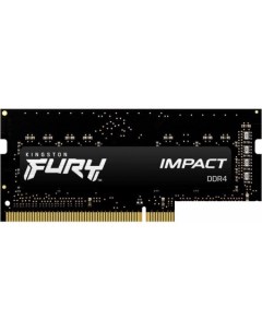 Оперативная память FURY Impact 8GB DDR4 SODIMM PC4 25600 KF432S20IB 8 Kingston